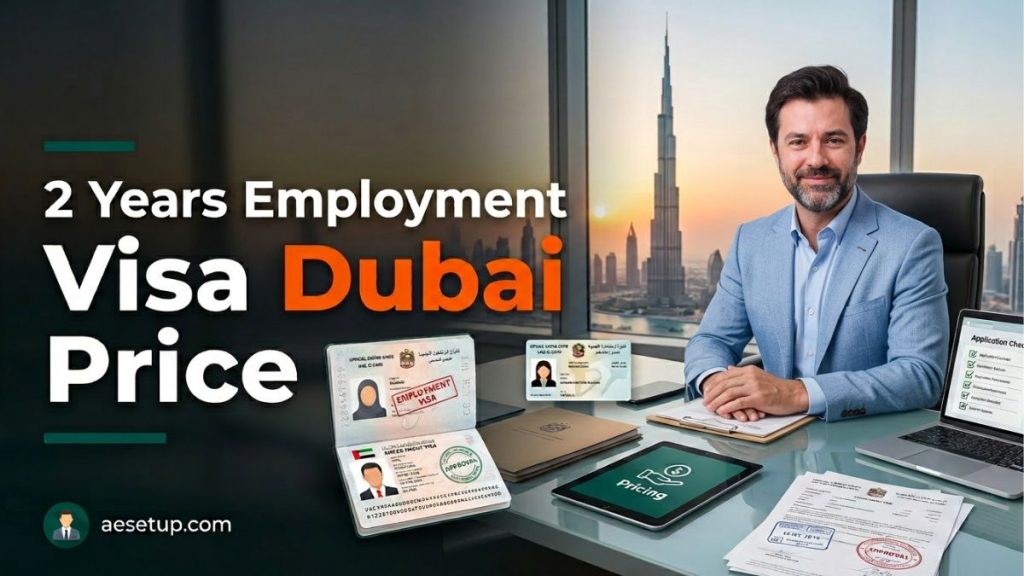 2 Years Employment Visa Dubai Price