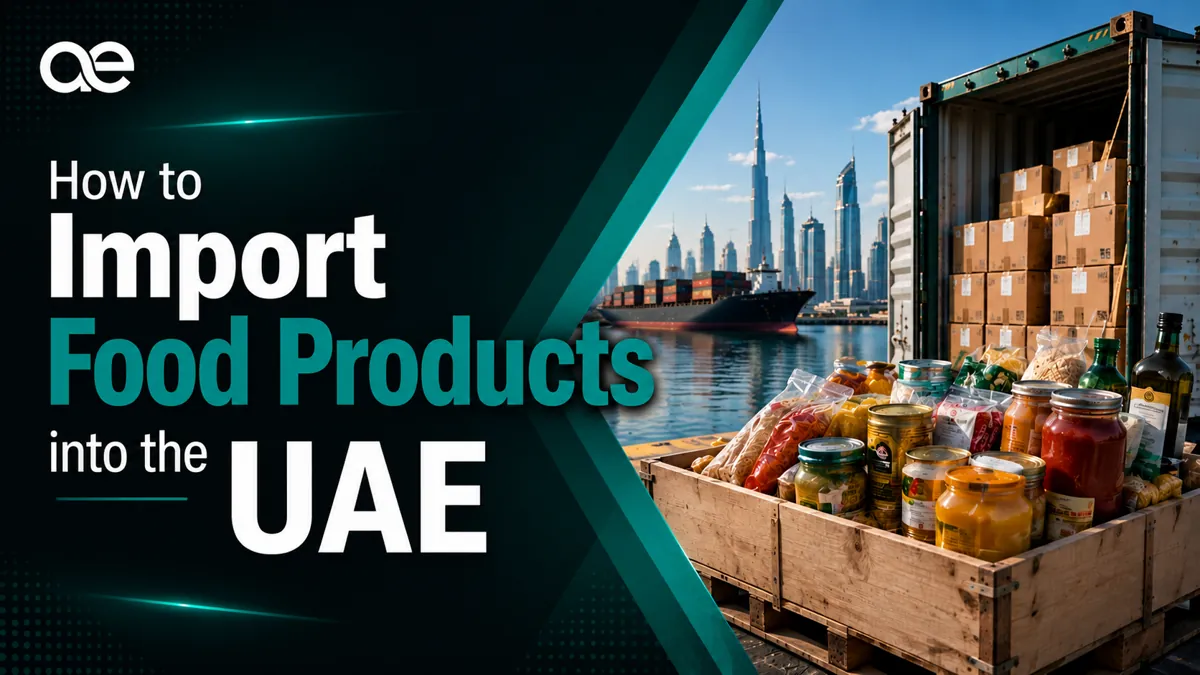 how to import food products to uae